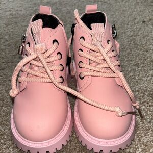 Pink boots